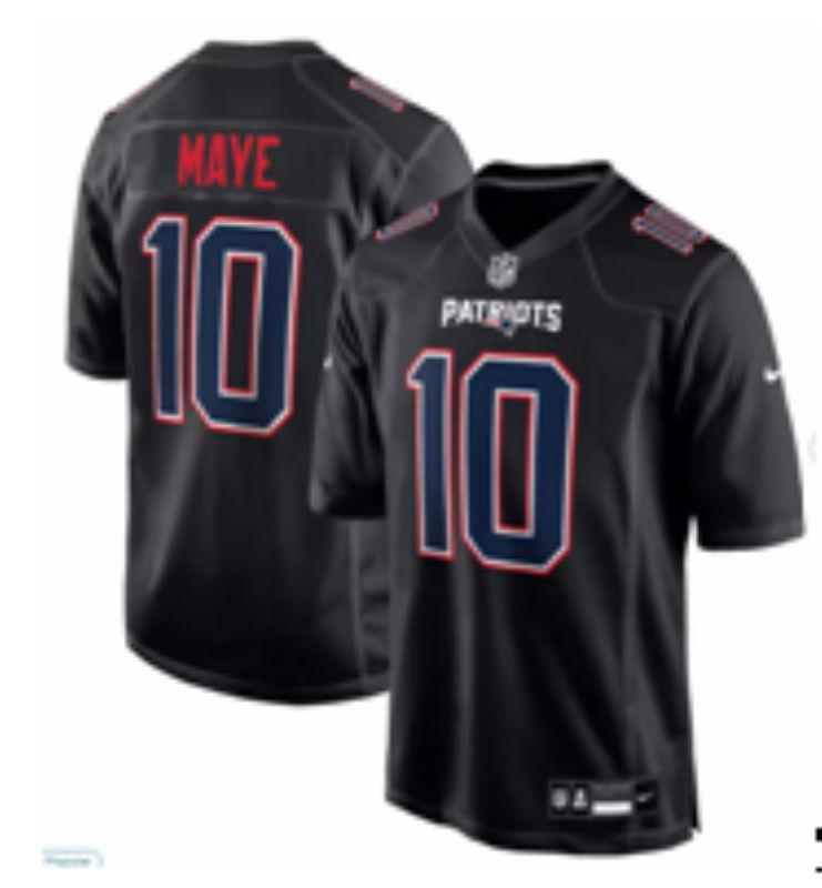 Men 2026 New England Patriots #10 Maye black Nike Limited NFL Jersey style 0021->toronto blue jays->MLB Jersey